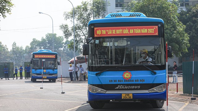 Hà Nội: Tổ chức cuộc thi lái xe buýt giỏi, an toàn