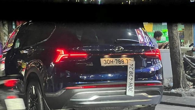 Xác minh ô tô treo 2 biển số
