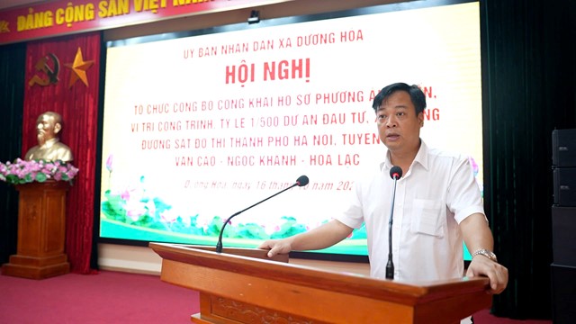 Hà Nội công bố phương án tuyến, vị trí công trình tuyến đường sắt đô thị số 5