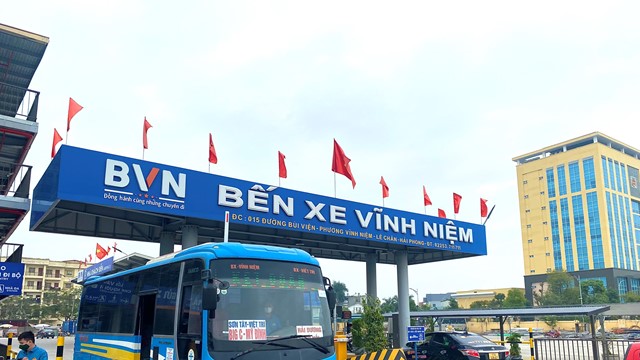 Ngày 18/1: Các bến xe lớn tại Hải Phòng bắt đầu hoạt động 