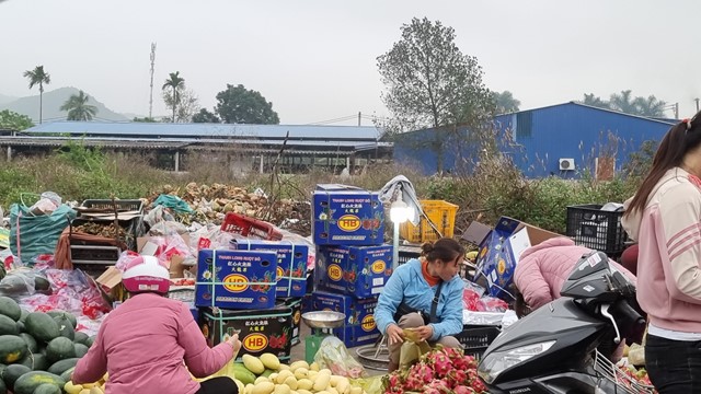 Hải Phòng: Tiếp diễn tình trạng chợ cóc, chính quyền xã vẫn ngó lơ 