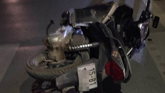 Hải Phòng: Tài xế đi ngược chiều, lao xe vào Cảnh sát giao thông