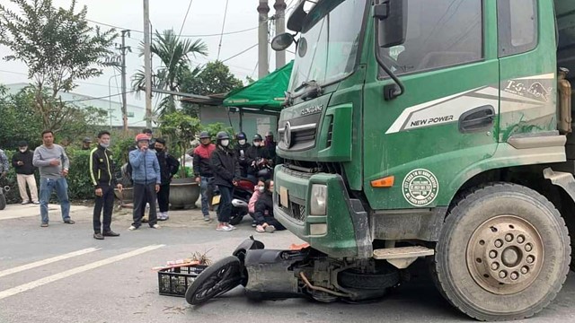 Hải Phòng: Một phụ nữ tử vong tại chỗ do va chạm với xe tải