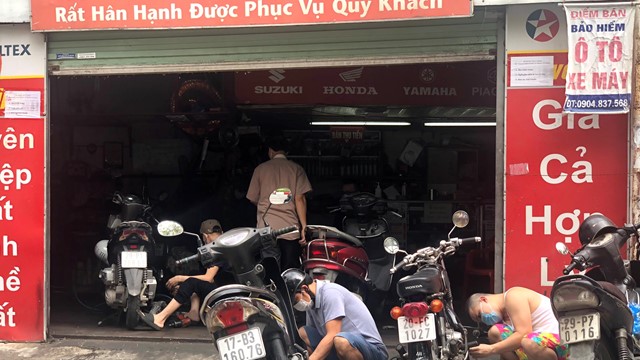 [Ảnh] Chiều 16/9, nhiều Gara rục rịch mở cửa sau ngày nới lỏng giãn cách