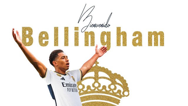 Real Madrid thông báo thương vụ “bom tấn” Jude Bellingham