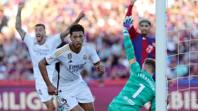 Barcelona 1-2 Real Madrid: Đẳng cấp của Jude Bellingham