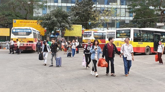 Hà Nội: Bến xe thưa vắng, giao thông ổn định ngày cuối kỳ nghỉ Tết Nguyên đán 2019