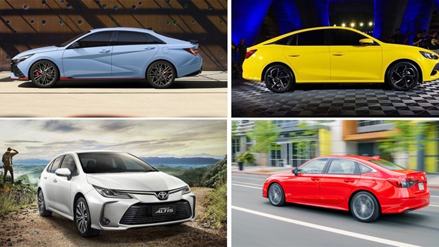 Cận cảnh loạt sedan hạng C chuẩn bị ra mắt vào năm 2022