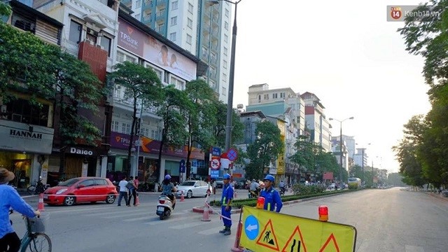 Cấm lưu thông phục vụ thi công đường sắt đô thị