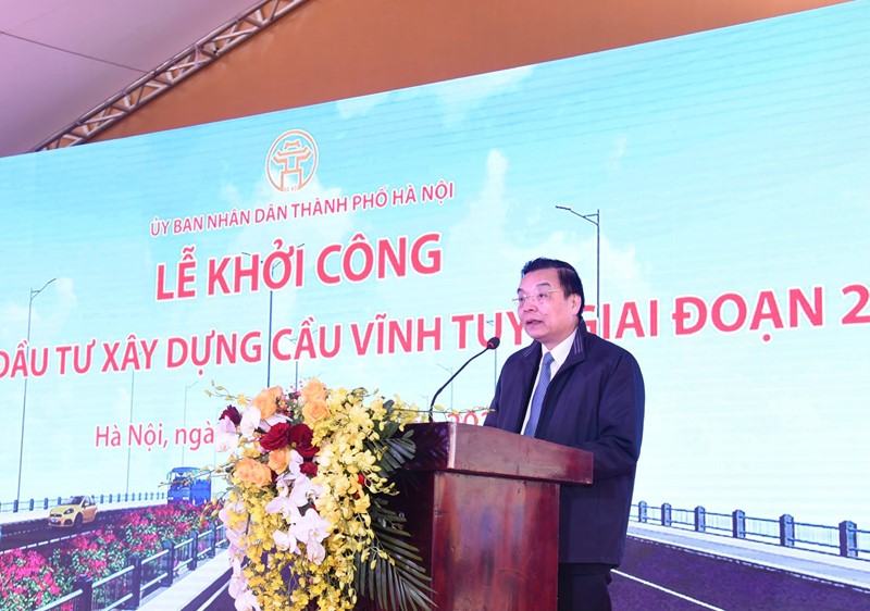 Ha Noi: Khoi cong cau Vinh Tuy giai doan 2 - Hinh anh 3