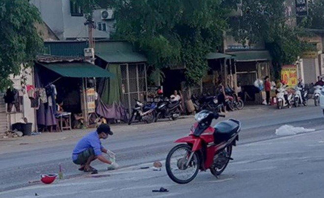 Nghe An: Va cham voi container, co gai tu vong tai cho - Hinh anh 1