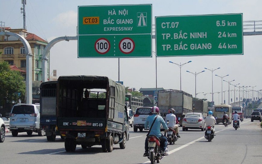 Bo GTVT bac de xuat cam xe may cua BOT Ha Noi - Bac Giang - Hinh anh 1