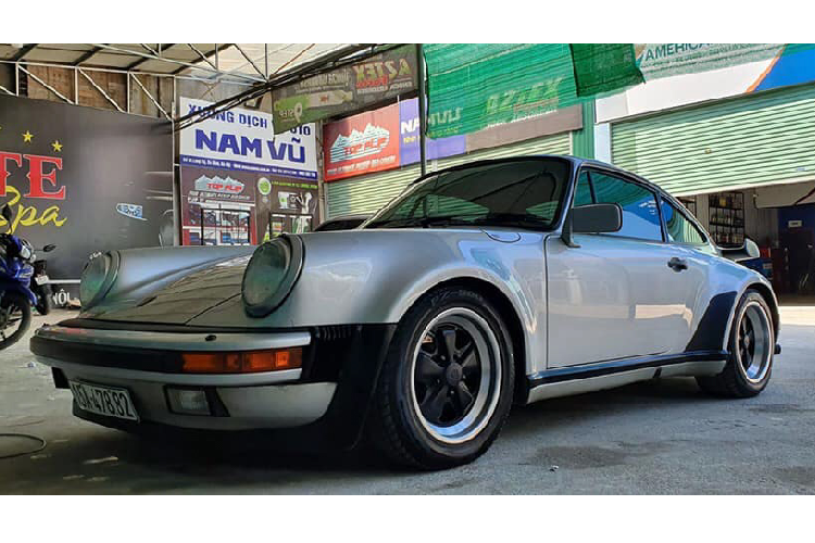 Porsche 930 Turbo doc nhat Viet Nam lan banh tai Ha thanh - Hinh anh 3