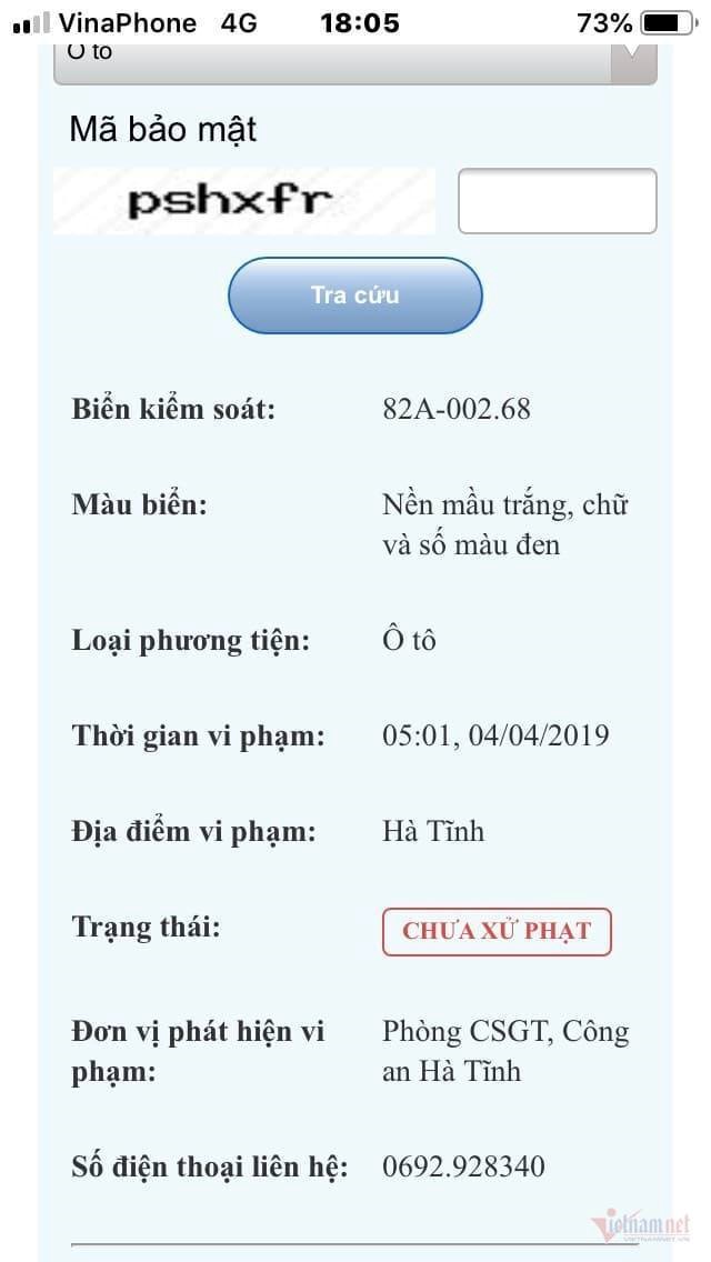 Xe cua can bo Vien kiem sat dang o Kon Tum lai bi ban toc do o Ha Tinh - Hinh anh 3