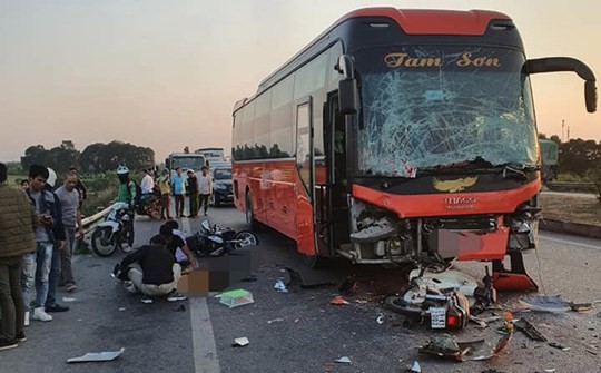 Danh tinh nguoi phu nu tu vong trong vu tai nan lien hoan tren cao toc Ha Noi - Bac Giang - Hinh anh 1