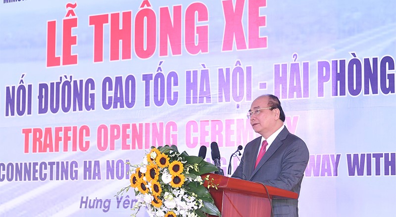 Thong xe tuyen duong noi cao toc Ha Noi-Hai Phong va cao toc Cau Gie-Ninh Binh - Hinh anh 1