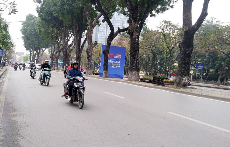 Ha Noi: 14 tuyen duong han che, cam phuong tien hoat dong ngay 27/2 - Hinh anh 1