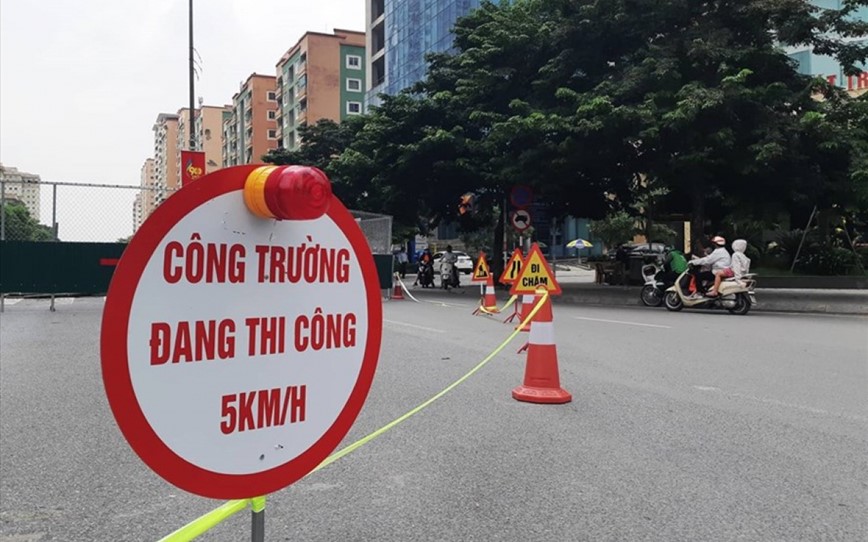 Ha Noi: Hang loat tuyen duong duoc to chuc lai giao thong - Hinh anh 1