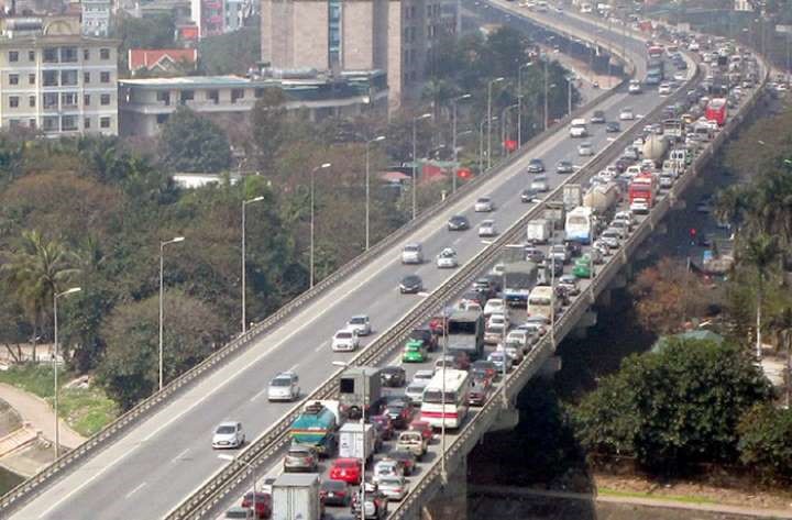 4 vi tri dem xe tren duong Vanh dai 3 tren cao - Hinh anh 1