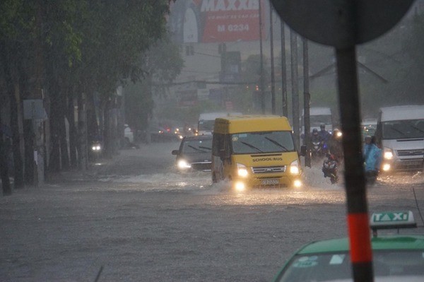 TP Ho Chi Minh: Mua nhu trut nuoc, duong ngap, cay do khap noi - Hinh anh 4