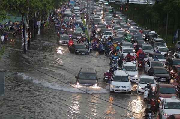 TP Ho Chi Minh: Mua nhu trut nuoc, duong ngap, cay do khap noi - Hinh anh 6