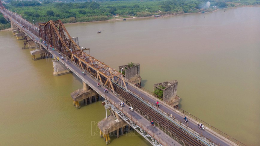 [Anh] Cau Long Bien - chung nhan lich su cua Thu do Ha Noi - Hinh anh 9