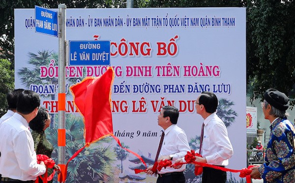 TP Ho Chi Minh chinh thuc cong bo dat ten duong Le Van Duyet - Hinh anh 1