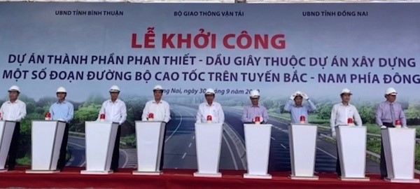 Khoi cong cao toc Phan Thiet - Dau Giay, ket noi khu vuc Dong Nam Bo - Hinh anh 1