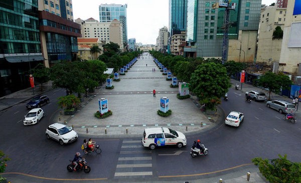 TP Ho Chi  Minh: Dieu chinh giao thong duong Nguyen Hue tu ngay 12 va 14/10 - Hinh anh 1