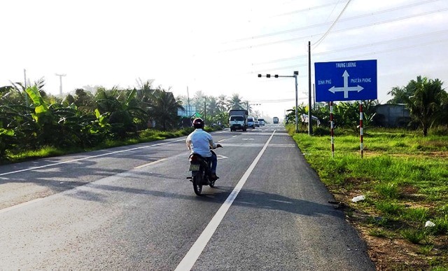 Bat dau phan luong giao thong de xay tram BOT tuyen tranh Cai Lay - Hinh anh 1