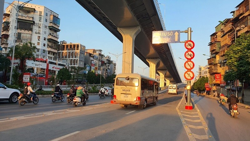 Thong xe duong Vanh dai 2 tren cao, doan Nga Tu So - Nga Tu Vong - Hinh anh 4