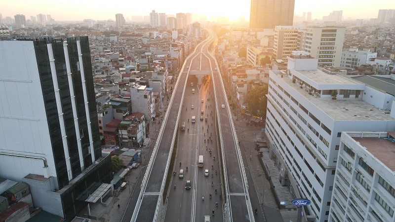 Thong xe duong Vanh dai 2 tren cao, doan Nga Tu So - Nga Tu Vong - Hinh anh 1