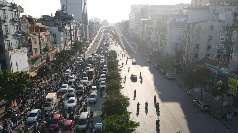 Thong xe duong Vanh dai 2 tren cao, doan Nga Tu So - Nga Tu Vong - Hinh anh 12