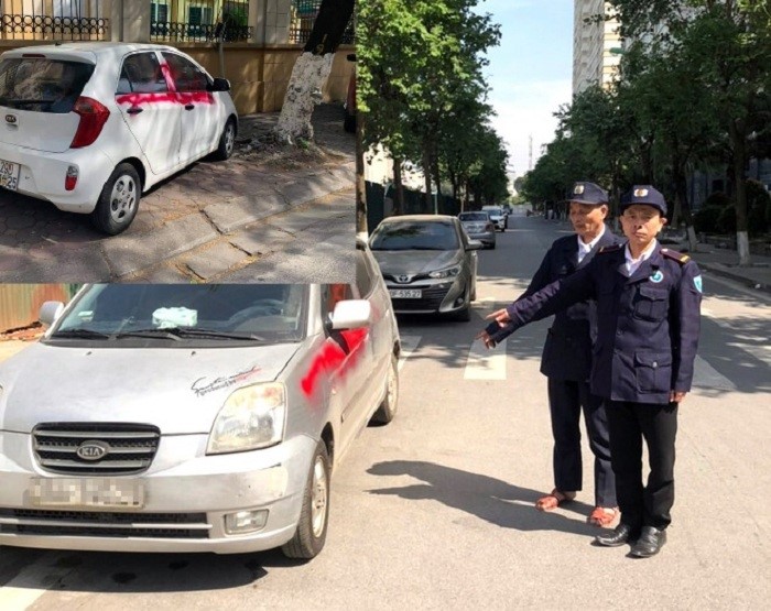 Su viec bao ve chung cu xit son vao o to cua cu dan tai Ha Dong: Can lam cach hanh xu van hoa - Hinh anh 1