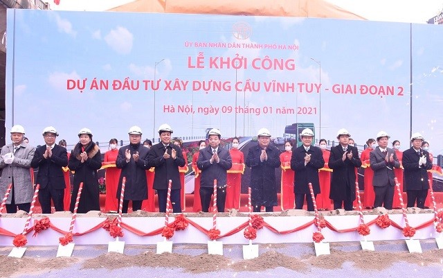 Khanh thanh va khoi cong cac du an giao thong quan trong cua Thu do: Hoan thien ha tang giao thong, giam un tac - Hinh anh 2