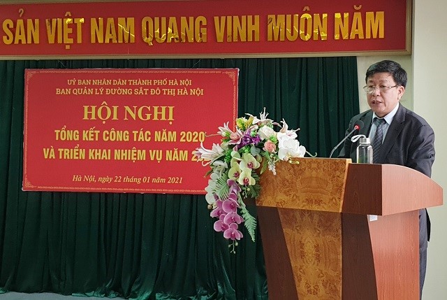 Ban quan ly Duong sat do thi Ha Noi tich cuc trien khai hoan thanh cac du an trong nam 2021 - Hinh anh 1