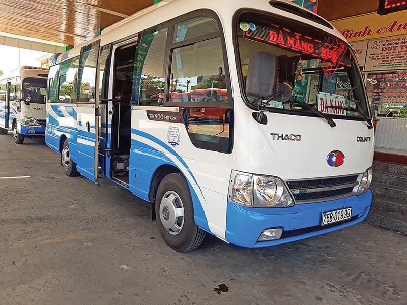 Da Nang tam dung hoat dong van tai khach ra Thua Thien Hue - Hinh anh 1