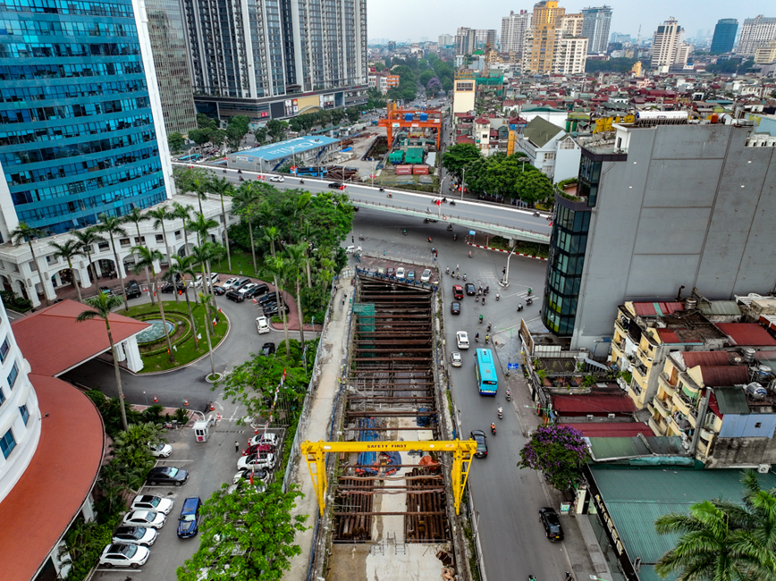 Duong sat Nhon - Ga Ha Noi hoan thanh 100% tien do doan tren cao - Hinh anh 2