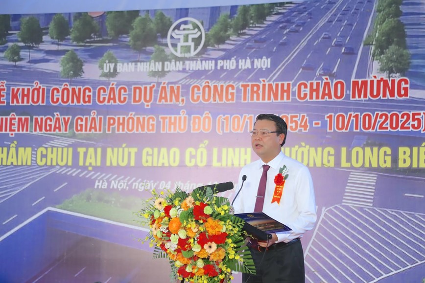 Hà Nội: khởi công dự án xây dựng hầm chui Cổ Linh - Hình ảnh 3 Ha Noi: khoi cong du an xay dung ham chui Co Linh - Hinh anh 3