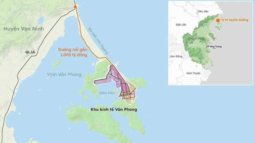 Thong xe 14km duong ket noi khu kinh te Van Phong - Hinh anh 2