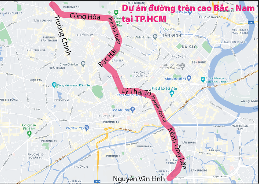 TP Ho Chi Minh: Du an duong tren cao Bac – Nam co tong muc dau tu tren 38.000 ty dong - Hinh anh 2