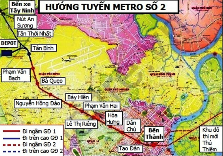 Ke hoach trien khai du an metro so 2 ra sao? - Hinh anh 1