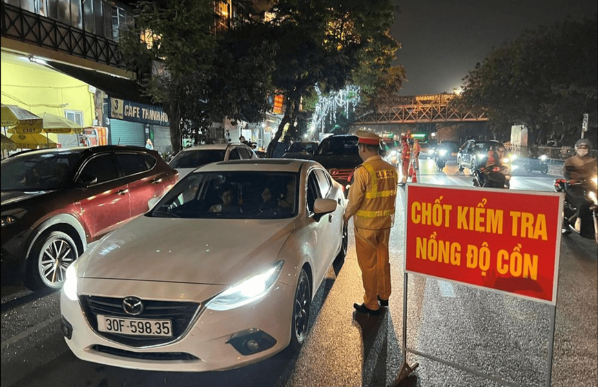 Tu nay den het le 30/4 - 1/5, Ha Noi tang cuong kiem tra vi pham giao thong - Hinh anh 1