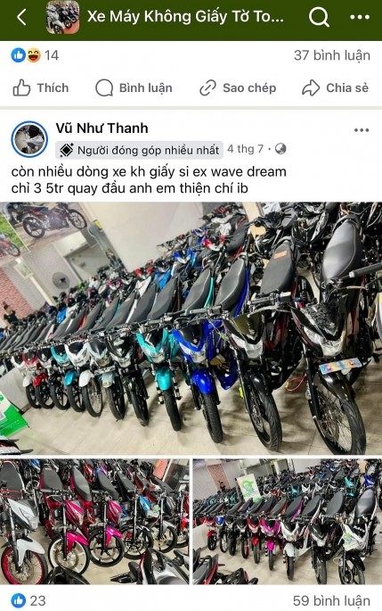 Mua xe khong giay to, vua mat tien vua vi pham phap luat - Hinh anh 2