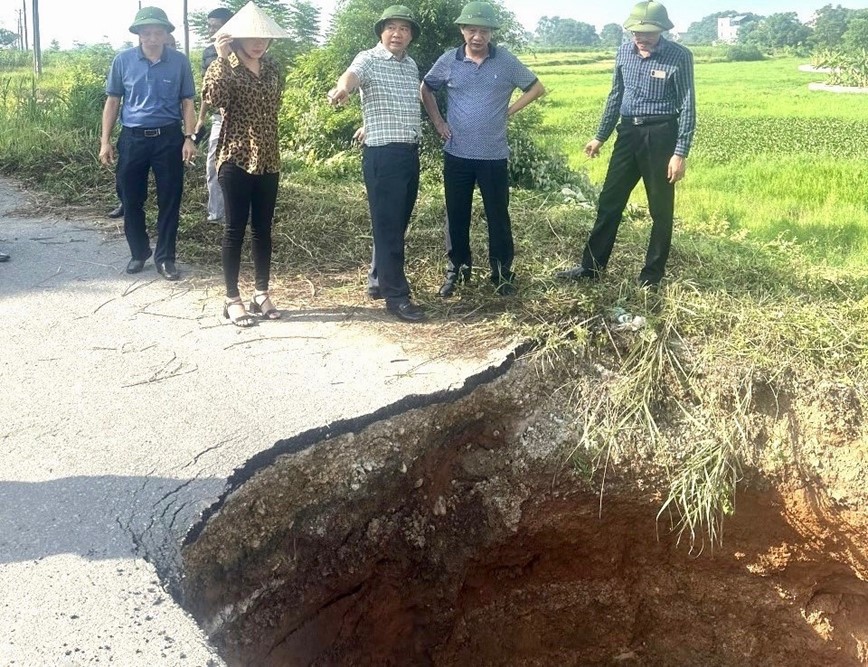 Huyen Soc Son: xu ly cap bach khac phuc su co de huu Cau - Hinh anh 1