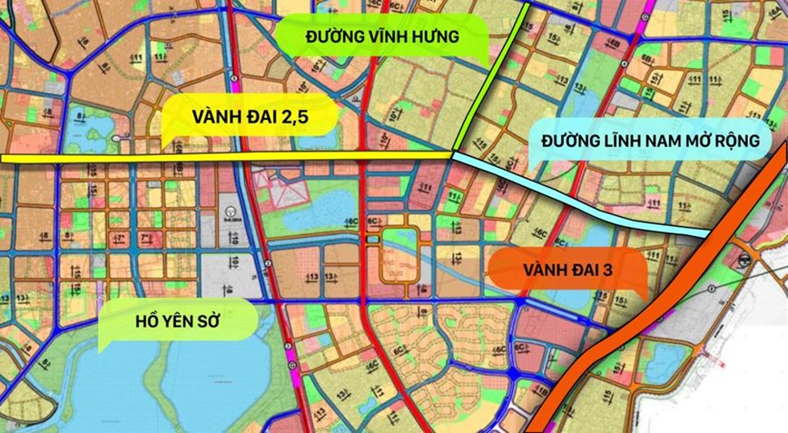 Quan Hoang Mai: Du an mo rong duong Linh Nam du kien khoi cong thang 6/2025 - Hinh anh 1