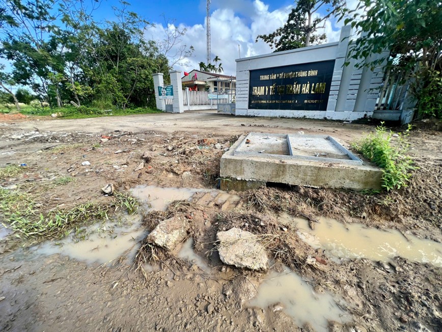 Quang Nam: an hoa tu du an duong noi thi thi cong cham tien do - Hinh anh 6