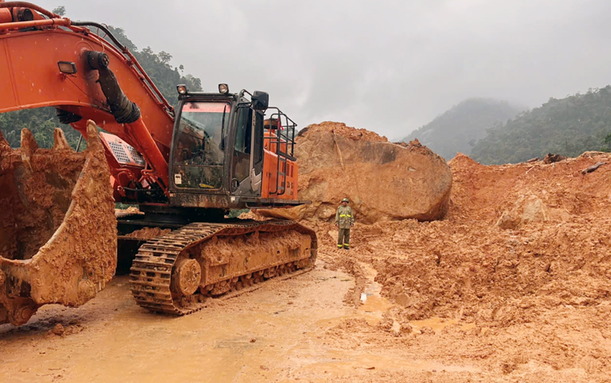 De nghi cong bo tinh huong khan cap ve thien tai tren QL27C - Hinh anh 1