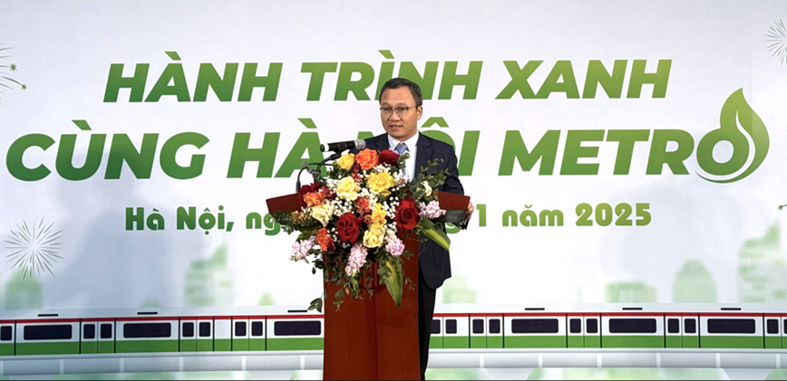 Hanoi Metro phat dong hanh trinh xanh chao Xuan At Ty - Hinh anh 2