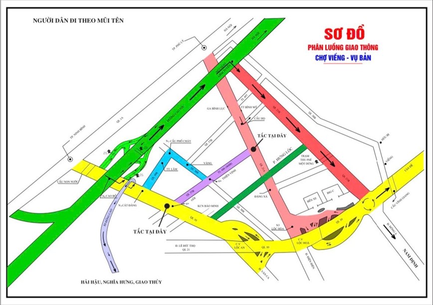 Nam Dinh phan luong giao thong phuc vu Le hoi cho Vieng Xuan 2025 - Hinh anh 1